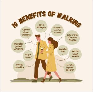 Health benefits of morning walk